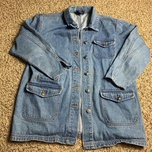 Baccini Denim Jean Jacket Women’s Blue Sz Large